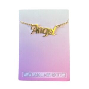 Drag Queen Merch Angel Necklace NWT